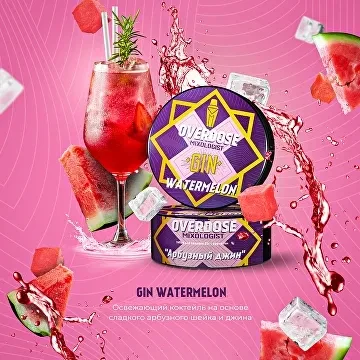 Табак для кальяна Overdose Gin Watermelon (Арбузный Джин) 25 гр