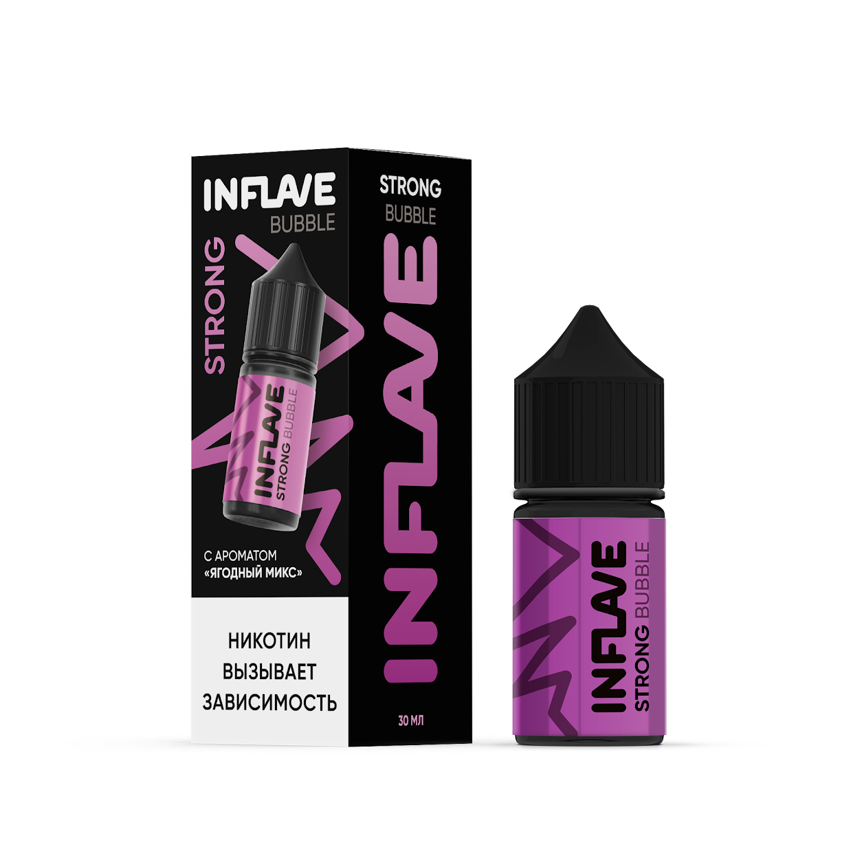 Inflave Strong Bubble Ягодный Микс 30 мл