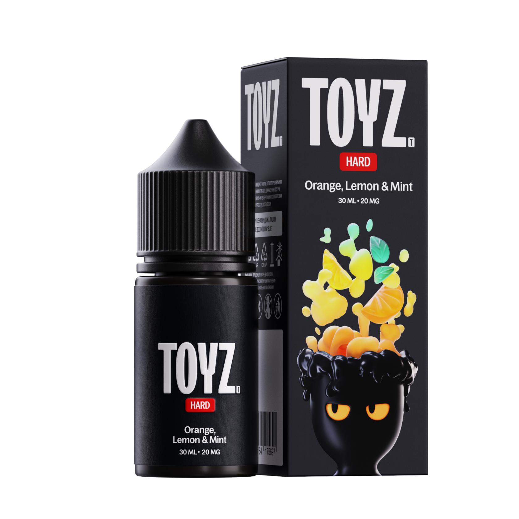 Жидкость Toyz Salt Апельсин Лимон Мята 30Мл 20 Hard