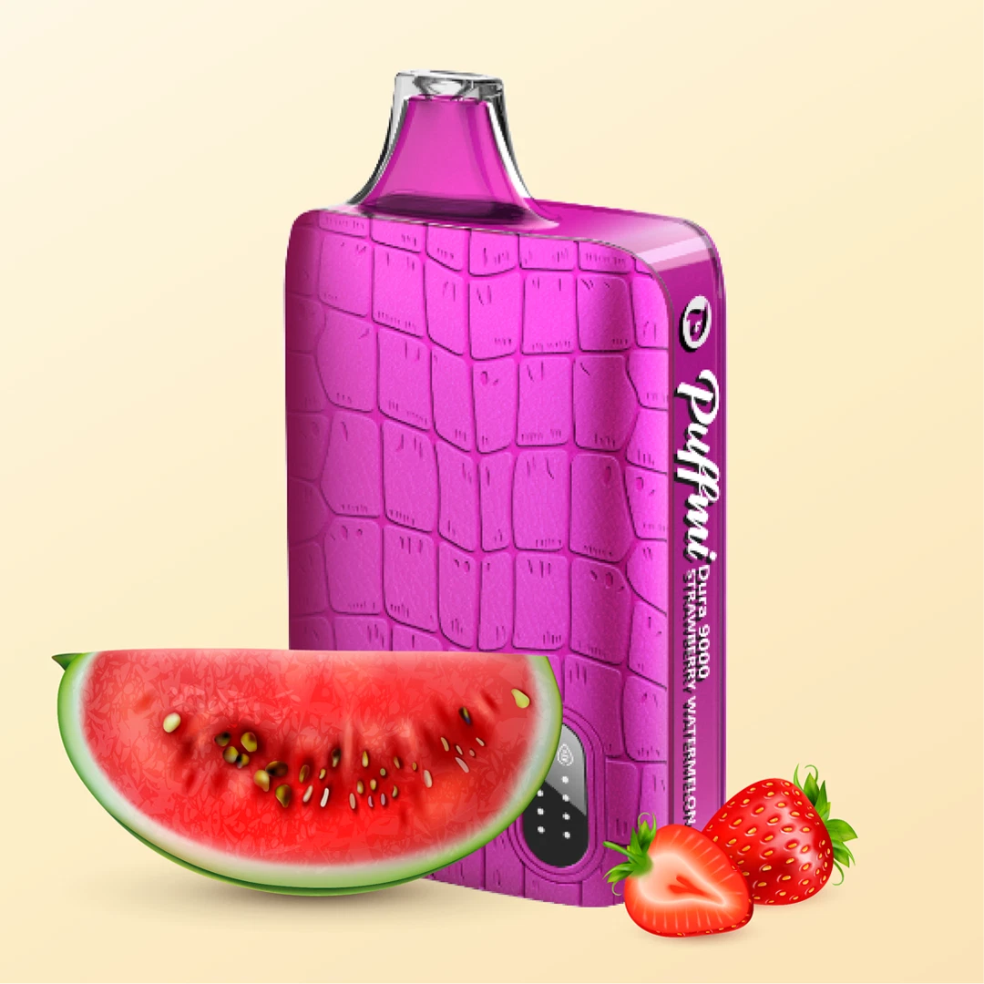 Puffmi DURA 9000 Затяжек Strawberry Watermelon (Клубника Арбуз)