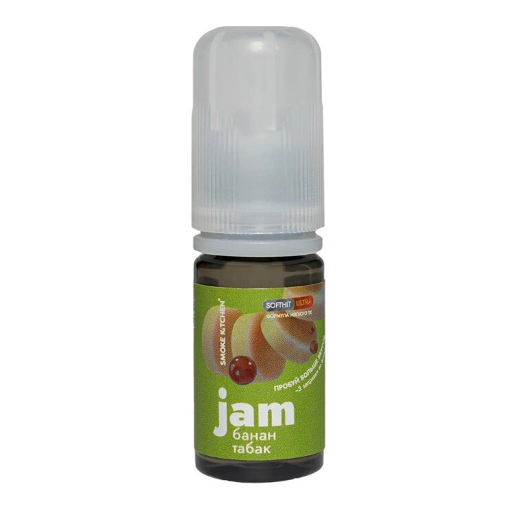 Жидкость Smoke Kitchen Jam 10 мл. Банан Табак Ultra