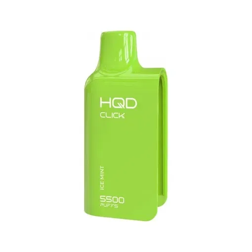 HQD Click Картридж 5500 Затяжек Ice Mint (Ледяная Мята)