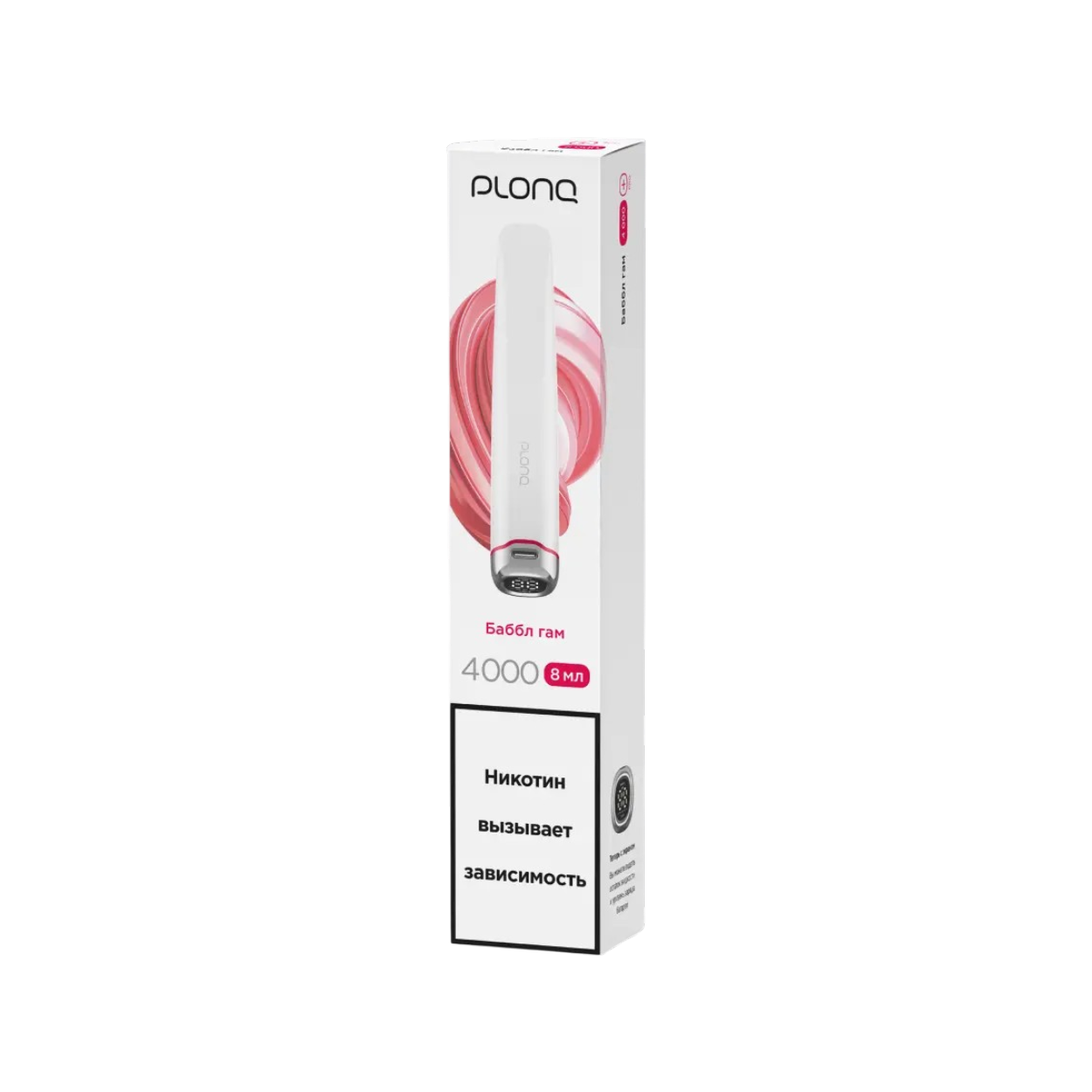 PLONQ Plus Pro 4000 Затяжек Бабл Гам