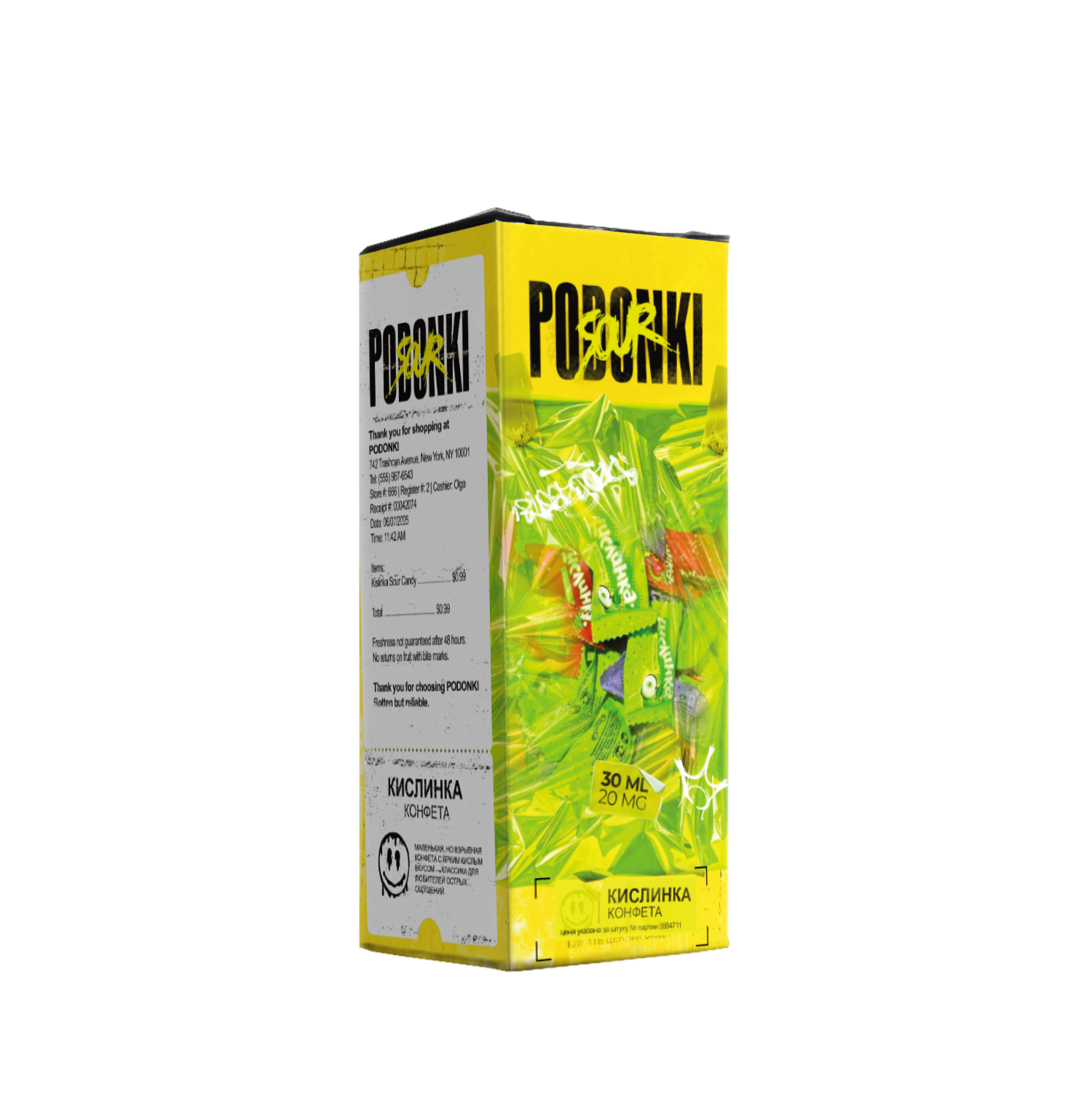 Жидкость Podonki Sour Конфета Кислинка 30 мл