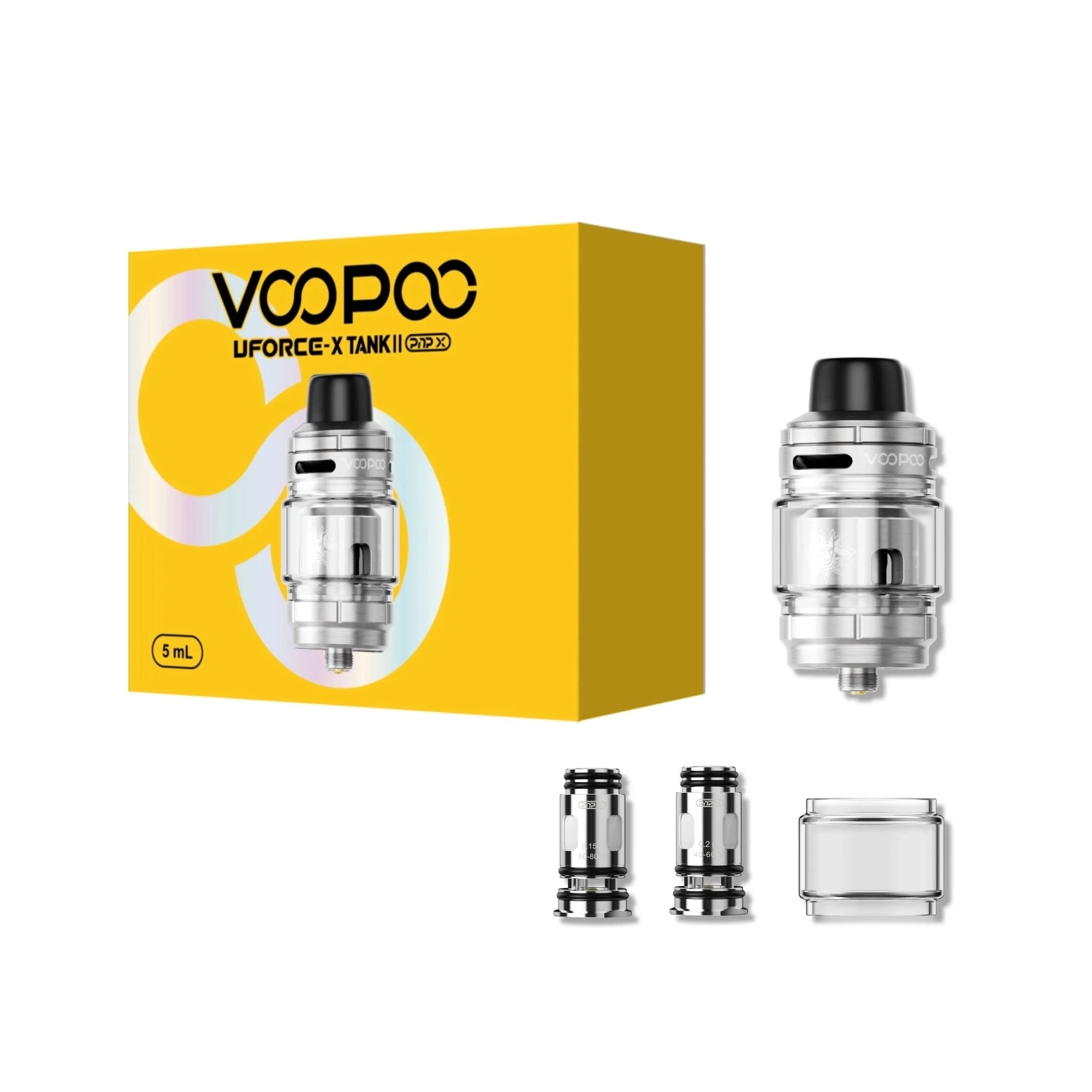 Бак Voopoo Uforce-X Tank II 5ml Silver