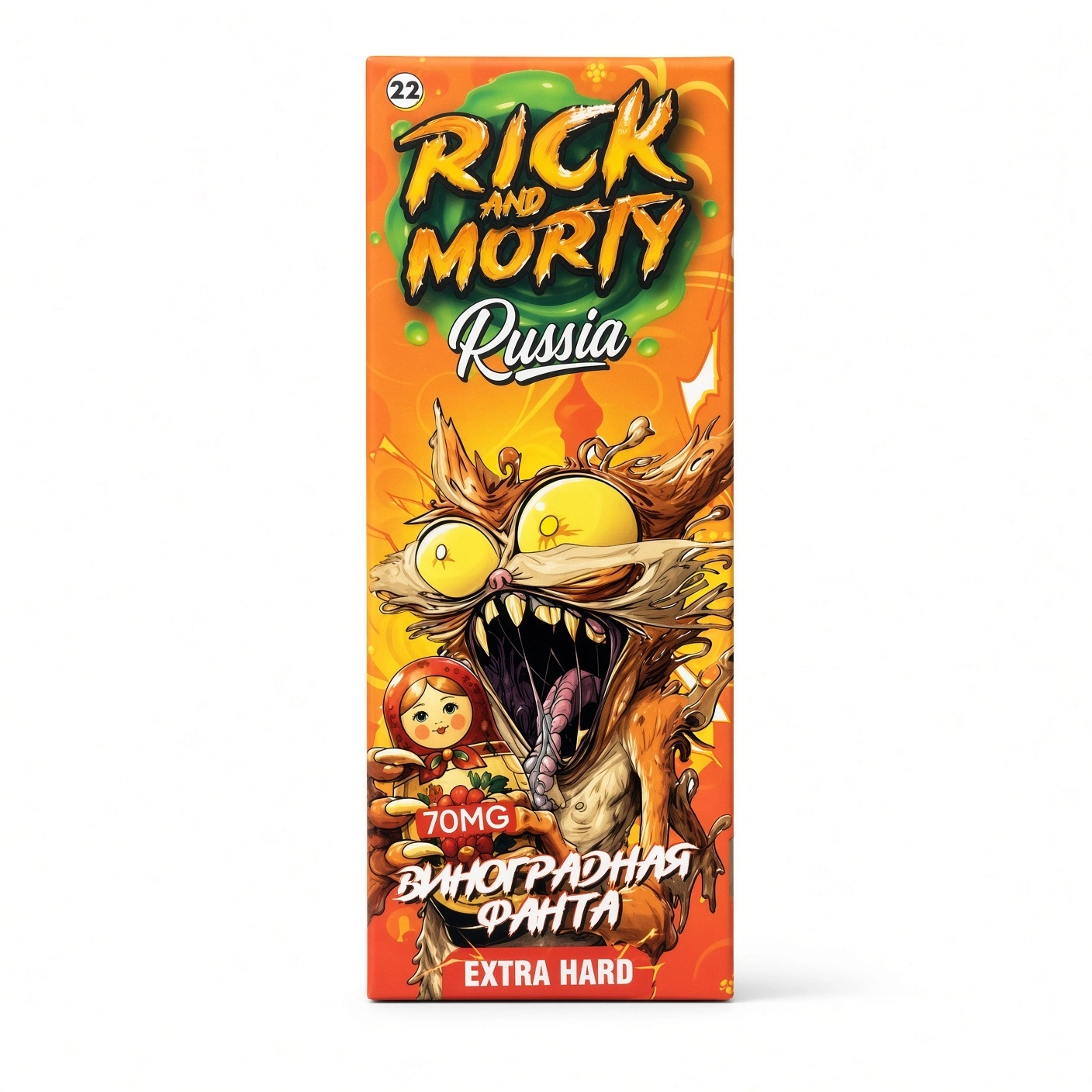 Жидкость Rick&Morty Russia Strong Виноградная Фанта 30 мл