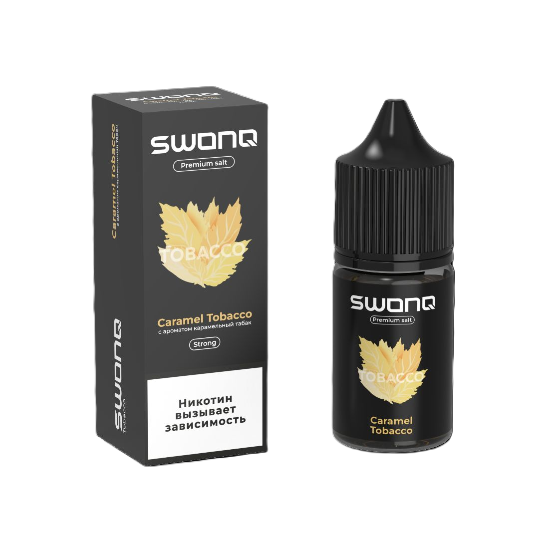 Жидкость Swonq Tobacco Strong Caramel Tobacco (Карамельный Табак) 30 мл