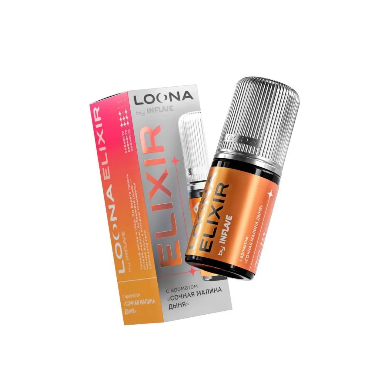 Жидкость Loona Elixir 20 мг Сочная Малина Дыня 30 мл