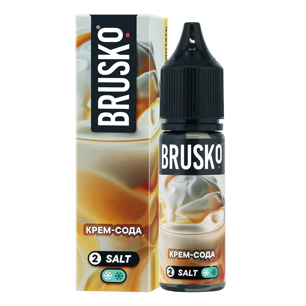 Жидкость Brusko Salt Крем-Сода 35Ml 20 Ultra