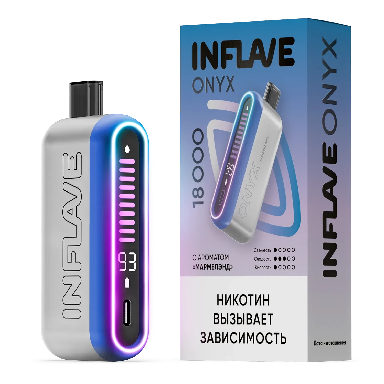 INFLAVE ONYX 18000 Затяжек Мармелэнд