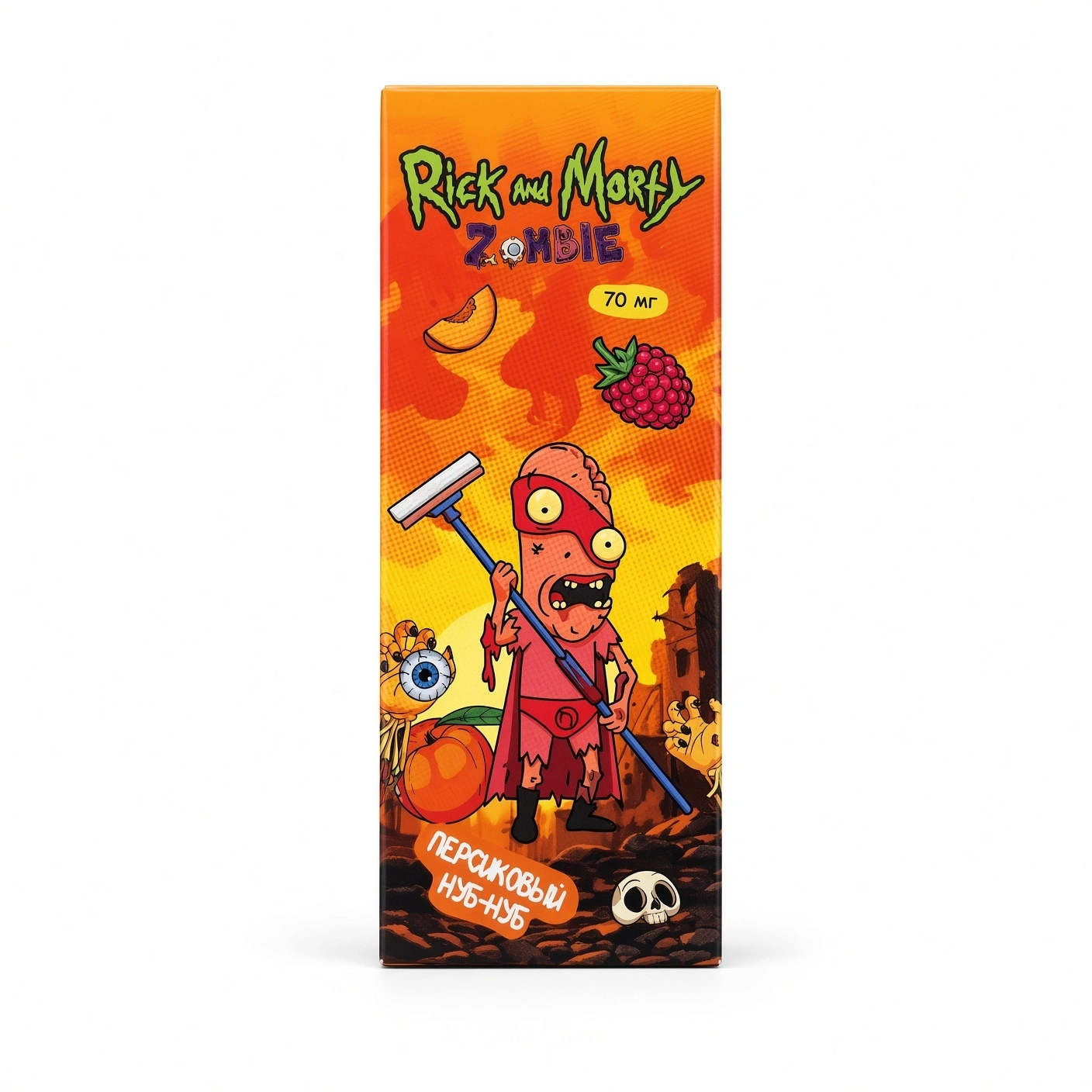 Жидкость Rick&Morty Zombie Персиковый Нуб-Нуб 30 мл
