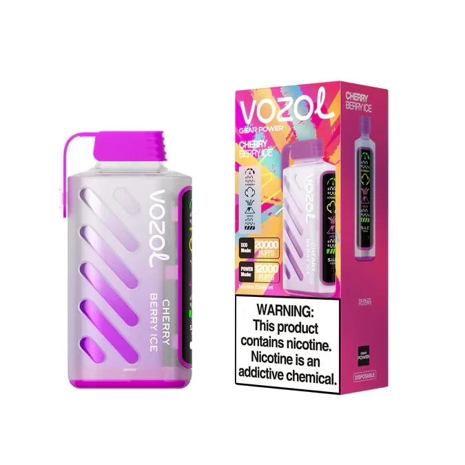 VOZOL GEAR 20000 Затяжек Вишня Ягоды Лёд