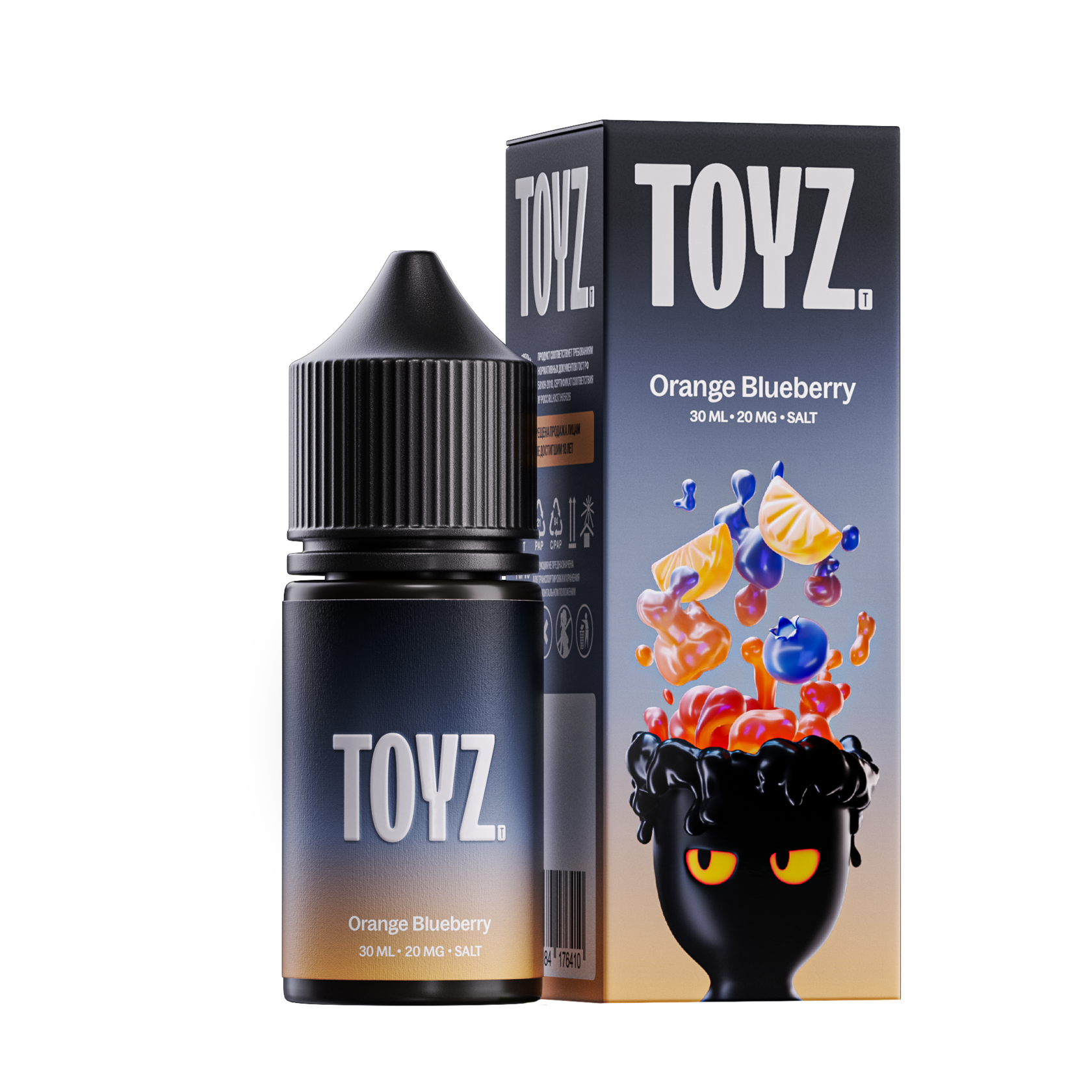 Жидкость Toyz Salt Апельсин с Голубикой 30Мл 20