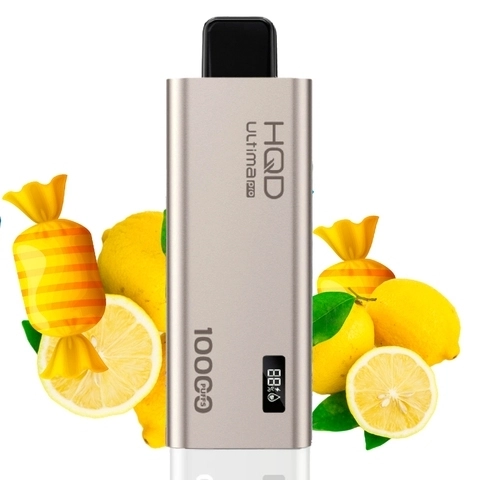 HQD Ultima Pro 10000 затяжек Sour Lemon Candy (Кислые Лимонные Леденцы)