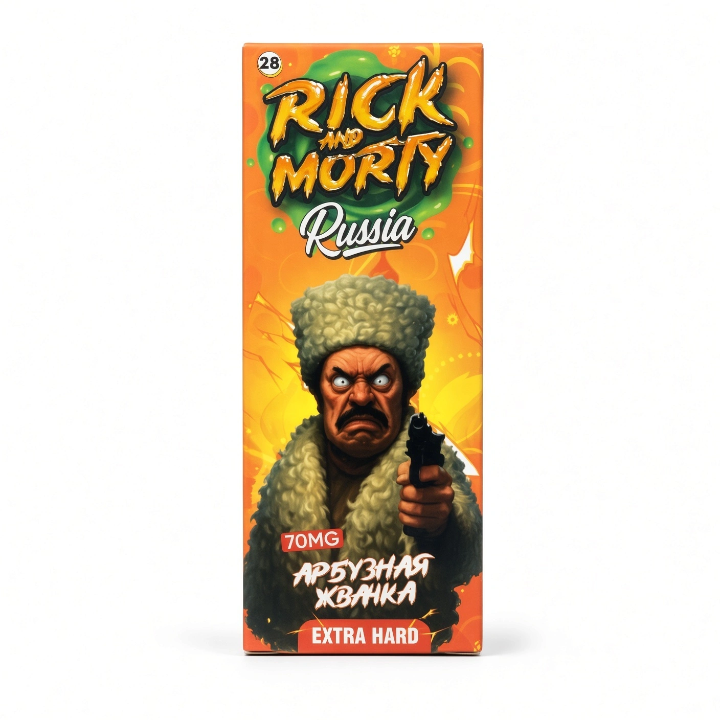 Жидкость Rick&Morty Russia Strong Арбузная Жвачка 30 мл