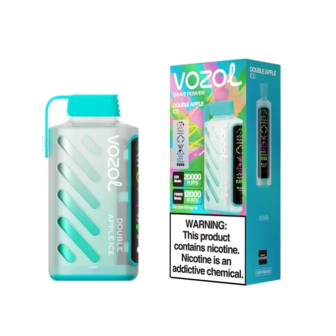 VOZOL GEAR 20000 Затяжек Двойное Яблоко Лёд