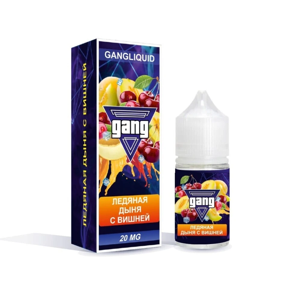 Жидкость Gang Gangliquid Ледяная Дыня с Вишней 30Мл 20