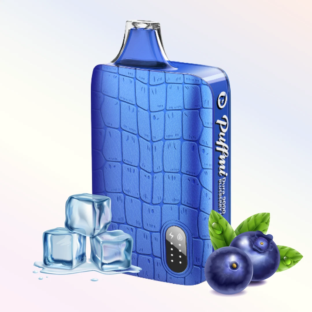 Puffmi DURA 9000 Затяжек Blueberry Ice (Черника Со Льдом)