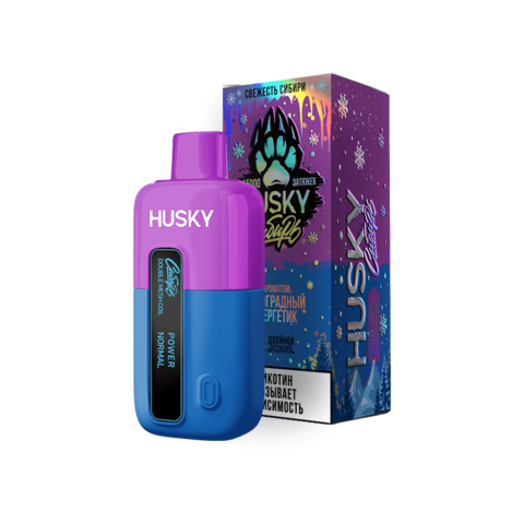 Husky X Сибирь 15000 затяжек Grape Energy Drink (Виноградный Энергетик)