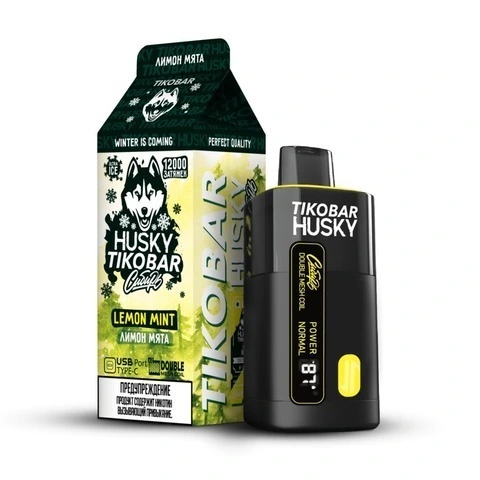 ЭСДН Husky Tikobar 12000 Lemon Mint Strong