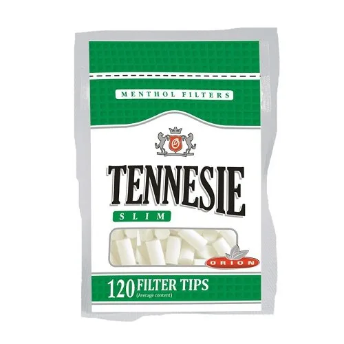 Фильтры Сигаретные Tennesie Menthol Slim 120 шт. (6 мм / 15 мм)