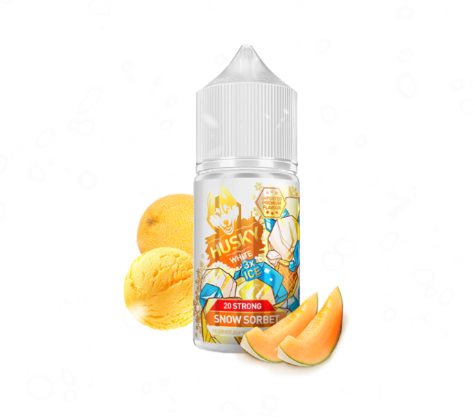 Жидкость Husky Strong Import White 3x Ice Snow Sorbet (Ледяное Дынное Мороженное) 30 мл