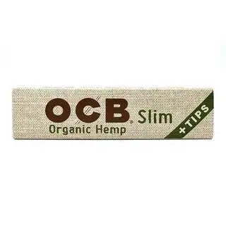 Бумага для самокруток OCB Slim Organic + Filter Tips