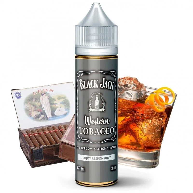 Жидкость Black Jack 3 Mg Western Tobacco 60 мл