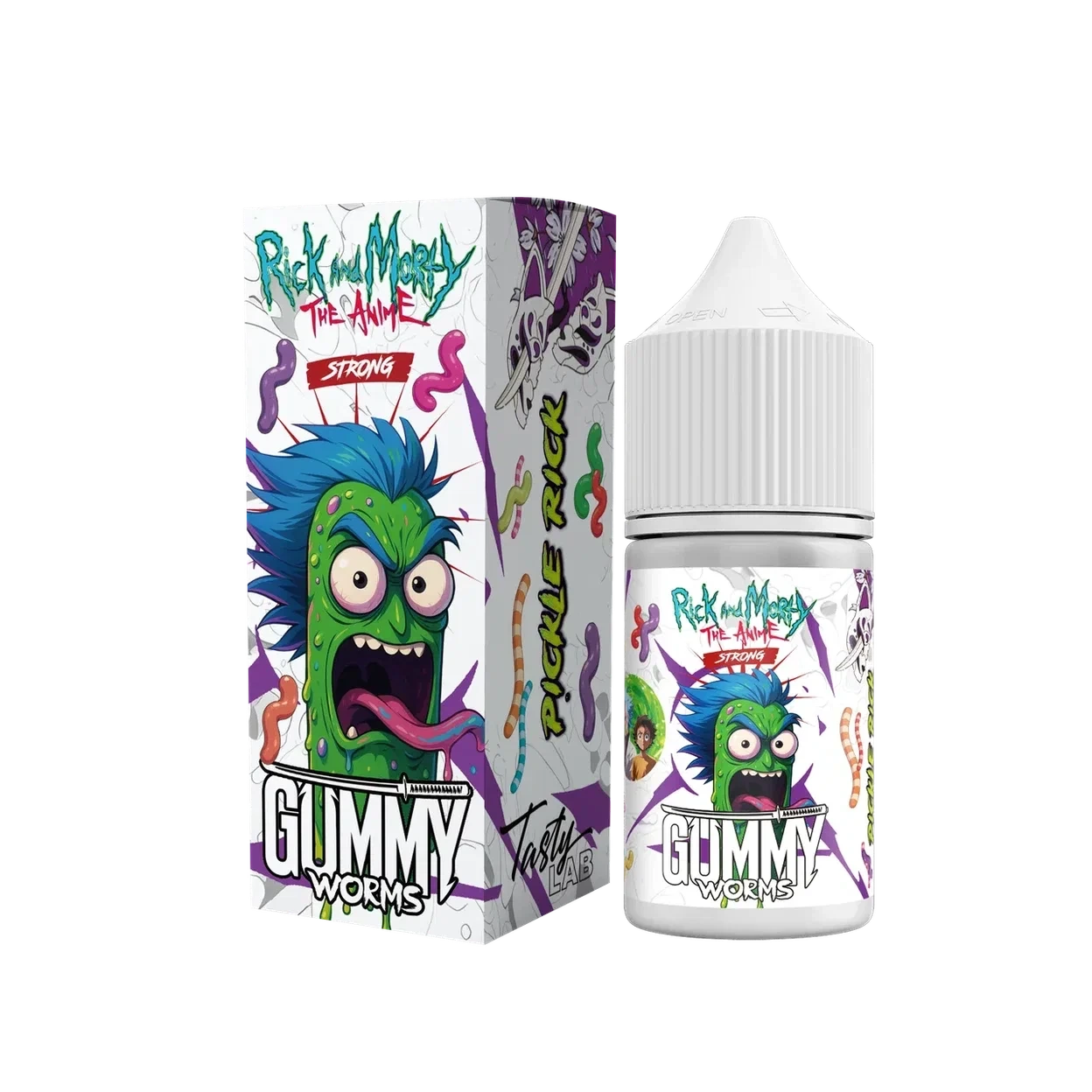 Жидкость Rick&Morty The Anime Strong Мармеладные Червячки 30 мл