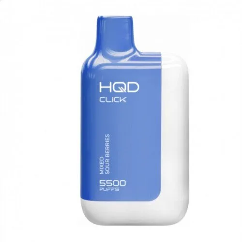 HQD Click 5500 затяжек (Устройство+Картридж) Mixed Sour Berries (Микс Кислых Ягод)