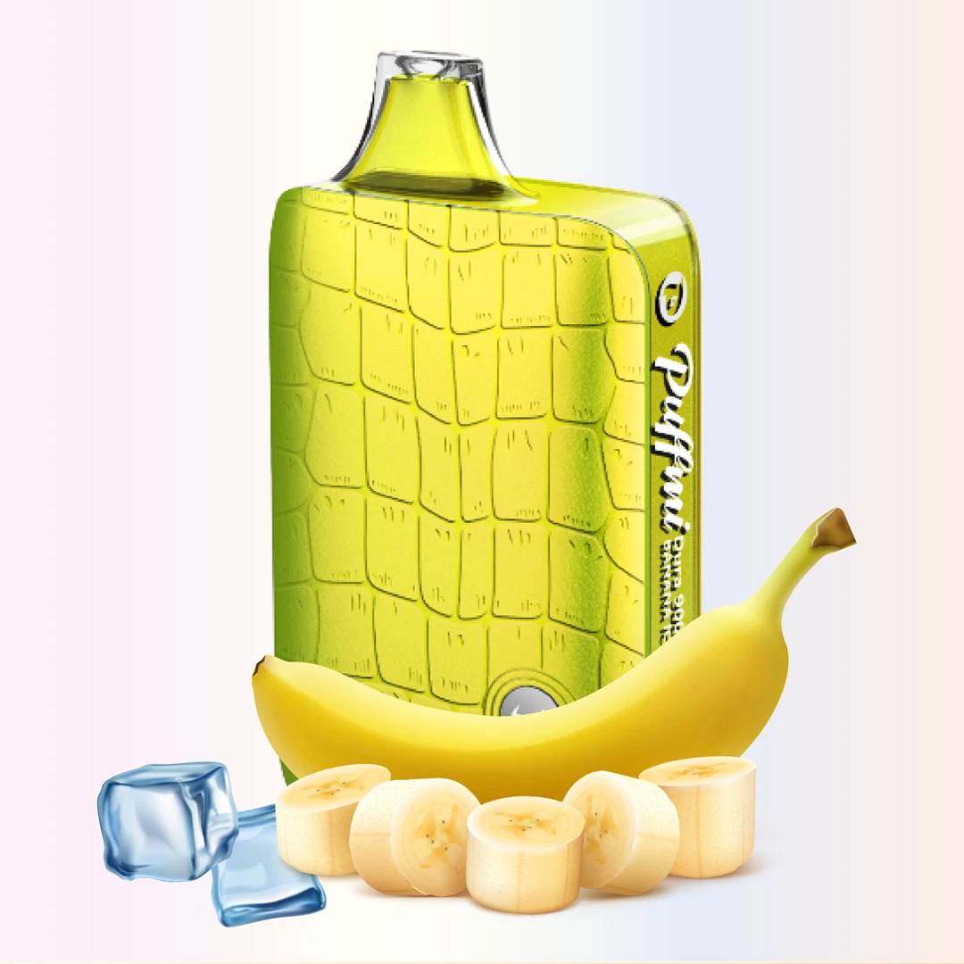 Puffmi DURA 9000 Затяжек Banana Ice (Банан Со Льдом)