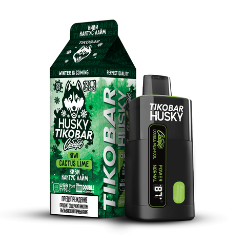 ЭСДН Husky Tikobar 12000 Kiwi Cactus Lime Strong
