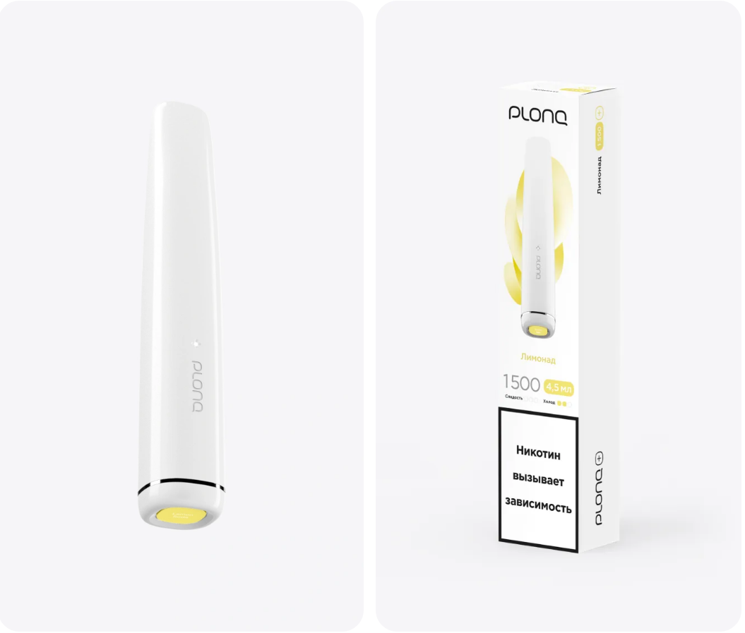 PLONQ Plus 1500 Затяжек Лимонад