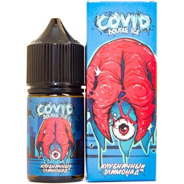 Жидкость Covid Double Ice Клубничный Лимонад 30ml. 20mg. Super Hard