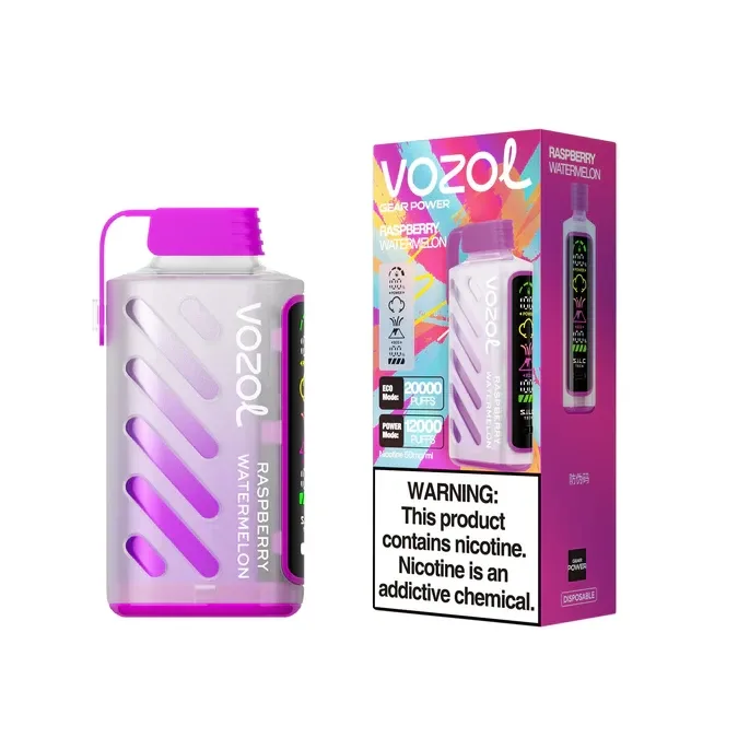 VOZOL GEAR 20000 Затяжек Малина Арбуз