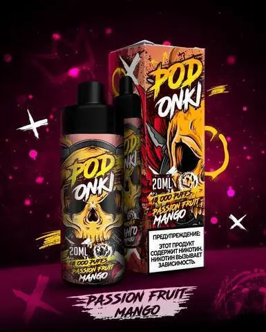 Podonki 10000 Dual Mesh Passion Fruit Mango