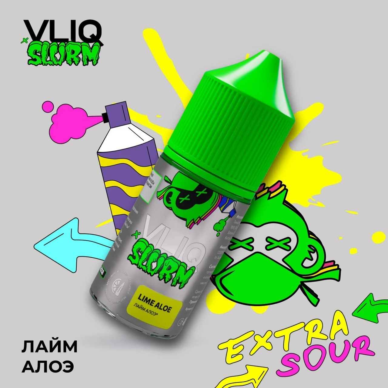 Жидкость Vliq x Slurm 20 мг Лайм Алоэ 30 мл