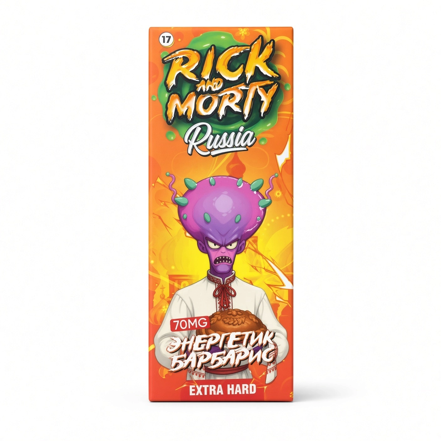 Жидкость Rick&Morty Russia Strong Энергетик Барбарис 30 мл