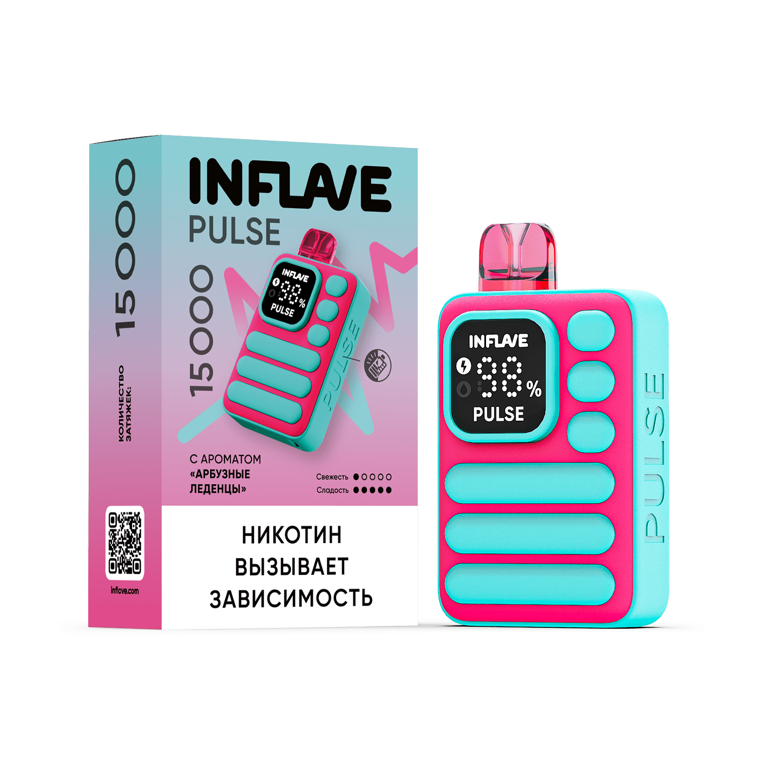 Inflave Pulse 15000 - Арбузные Леденцы