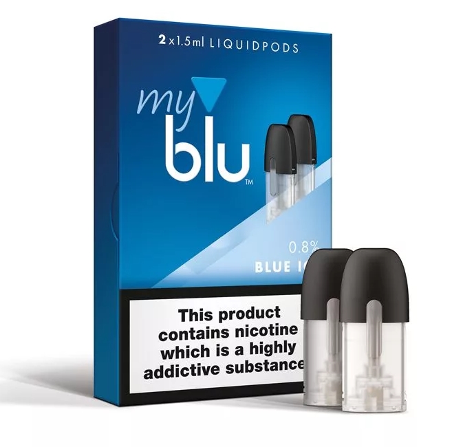Капсула с жидкостью; myblu.BluIce,Морозн Свежесть 18мг,2x1.5мл