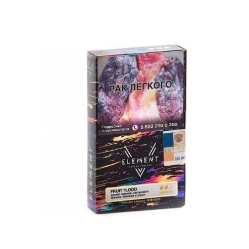 Табак для кальяна "Элемент" aroma Fruit Flood линейка "5 Элемент" 25гр