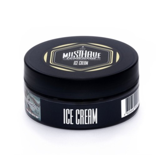Табак для кальяна "Must Have Undercoal" Ice Cream 125гр