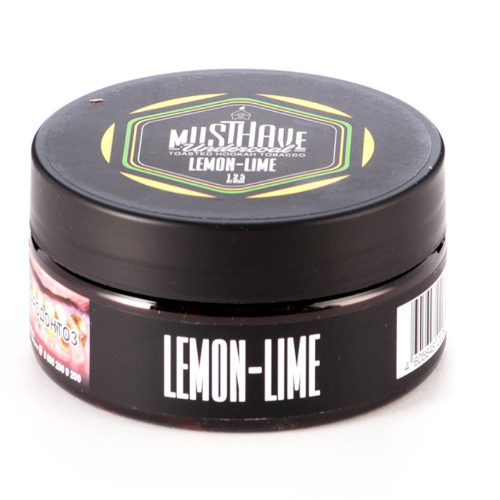 Табак для кальяна "Must Have Undercoal" Lemon lime 125гр