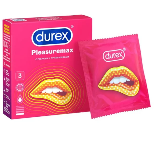 Пр-вы DUREX №3 Pleasuremax Д/продл. удов