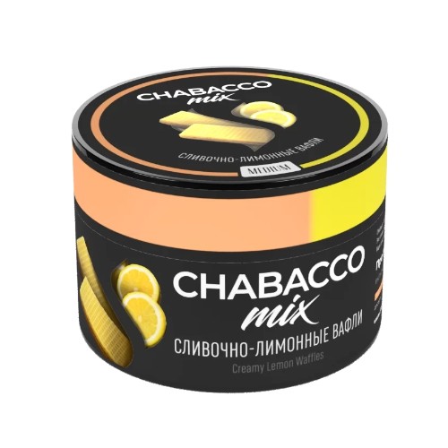 Chabacco "Creamy Lemon Waffles" (Сливочно-Лимонные Вафли) Medium 50 гр