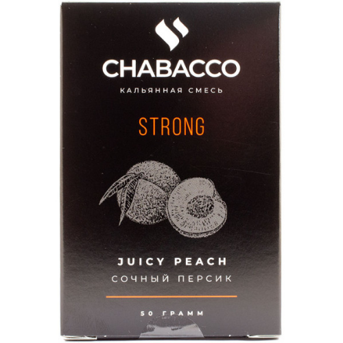 Chabacco 50 гр. "Juicy Peach" (Сочный Персик) Strong