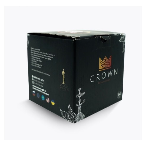 Уголь Crown 26 мм. 64 шт. (1кг)