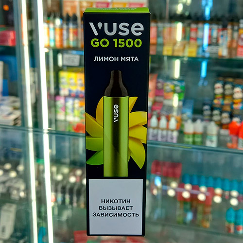 Vuse Go 1500 Лимон Мята РРЦ 800