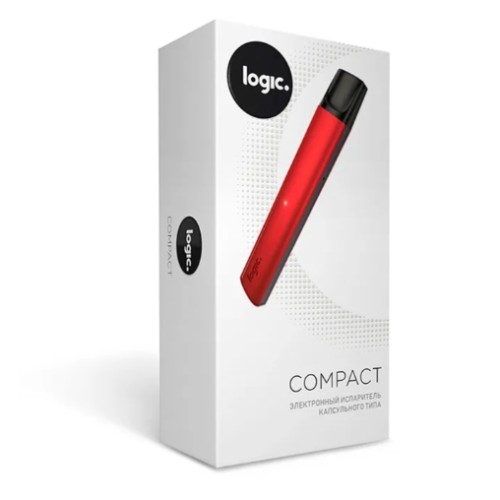 Многоразовый электронный испаритель капсульного типа модель 1.1 Logic Compact (Красный рубин)
