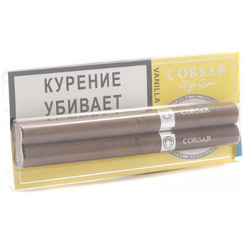 Сигариллы с фильтром КОРОЛЕВСКИЙ КОРСАР Ванилла, блистерная упаковка:2 шт